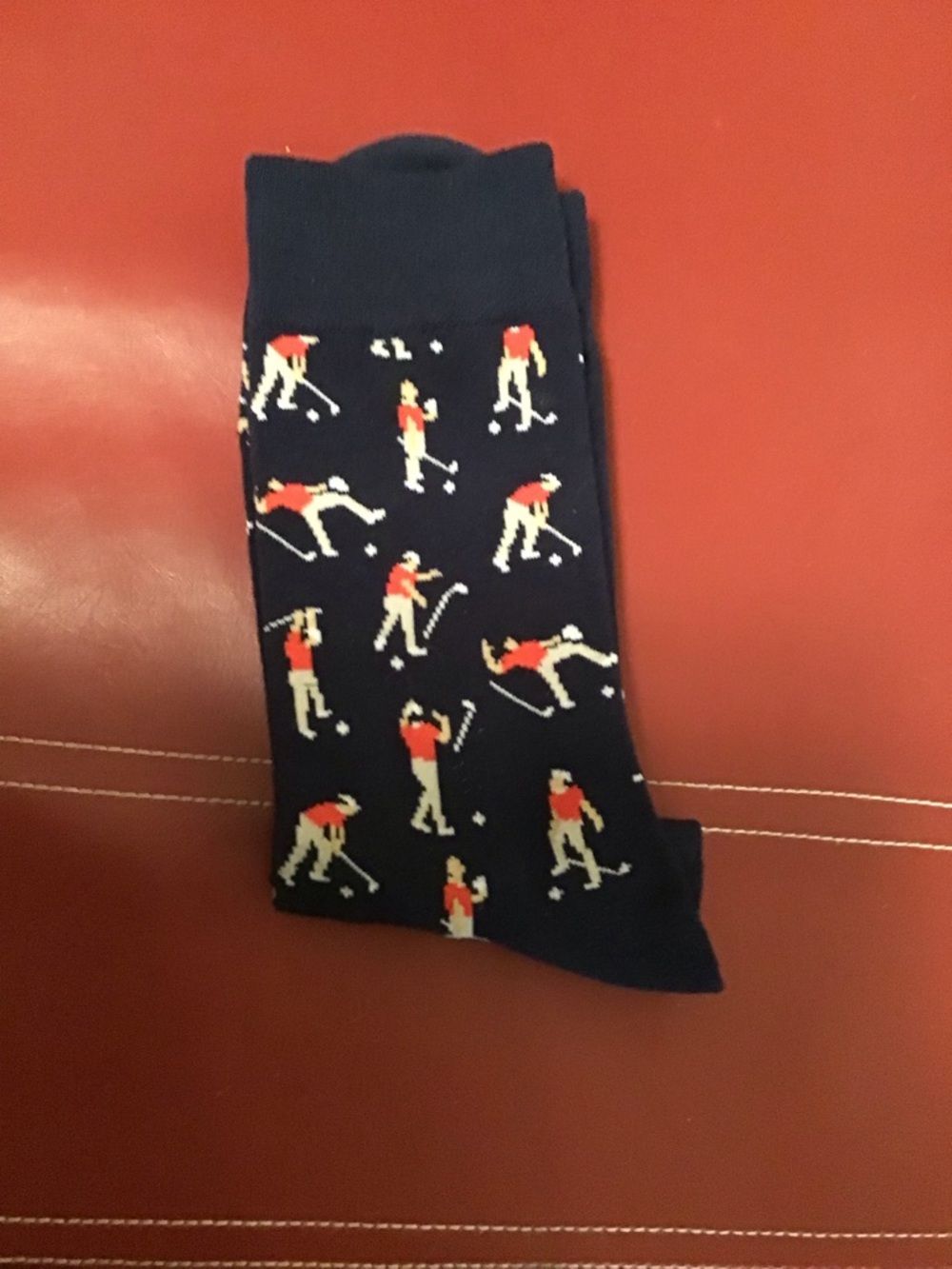 Men’s Novelty Crew Socks, Golf